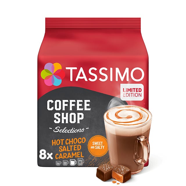 TASSIMO Salted Caramel Hot Chocolate pods