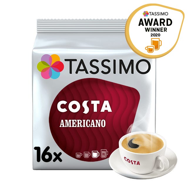 Costa Americano pods for TASSIMO T DISCs for Costa Americano