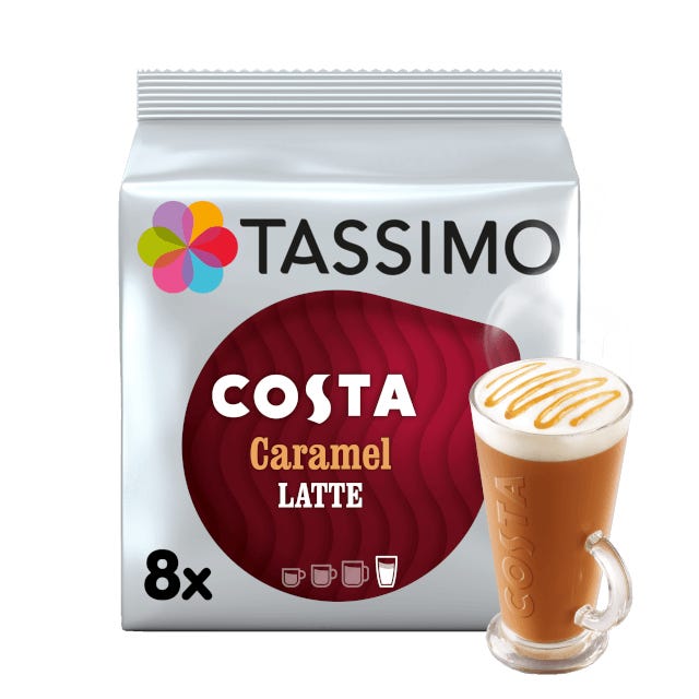 TASSIMO Costa Caramel Latte Pods