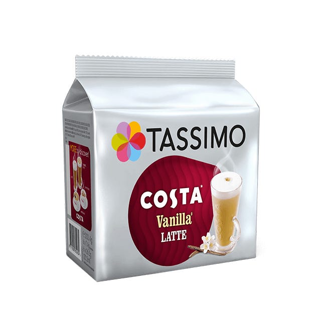 Costa Vanilla Latte pods TASSIMO Costa Latte T DISCs 3.49