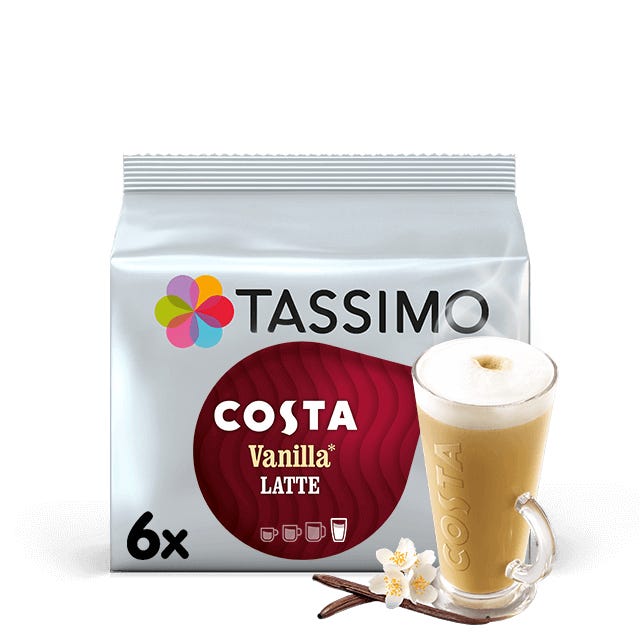 TASSIMO Costa Vanilla Latte pods