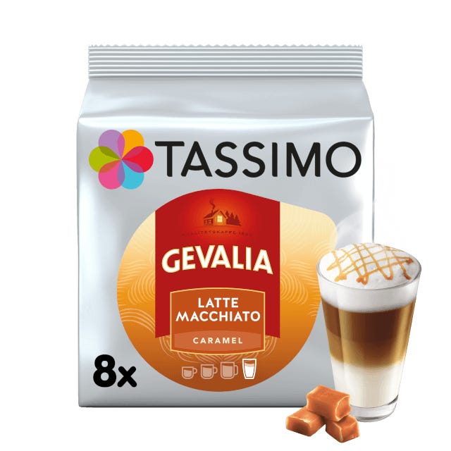 TASSIMO Gevalia Latte Macchiato Caramel Tassimo Pods