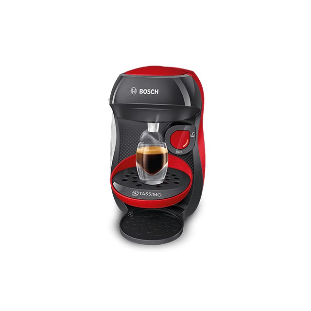 TASSIMO Happy Just Red Coffee Machine TAS1003GB by Bosch