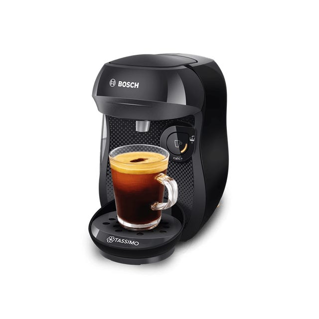 Bosch Tassimo TAS1402GB/TAS1002GB Vivy2 / Happy Coffee Machine 1300W Black