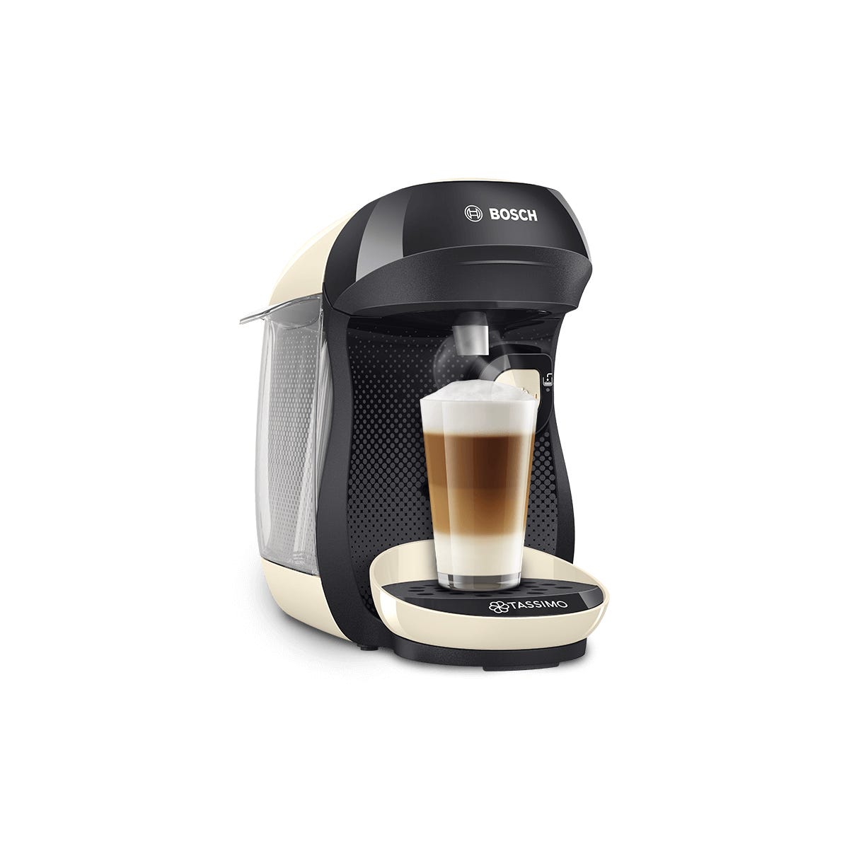TASSIMO Happy Cream Coffee Machine TAS1007GB by Bosch TASSIMO