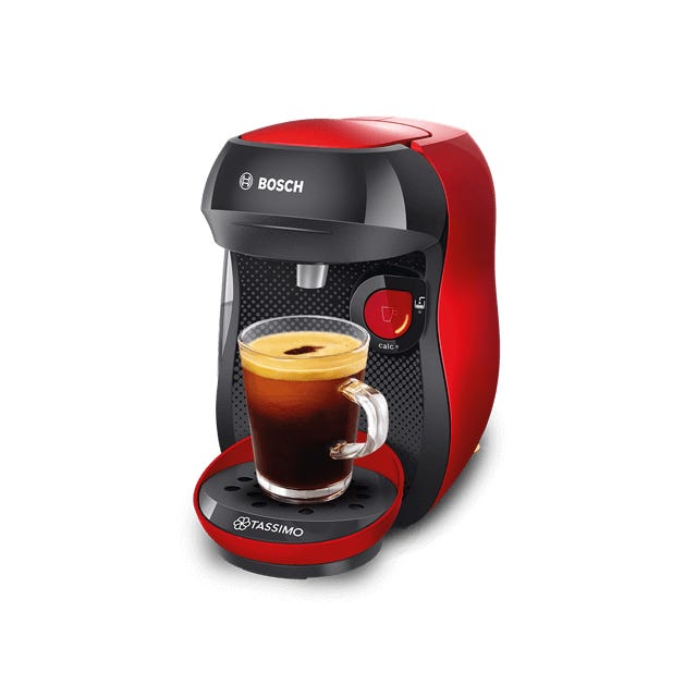 TASSIMO Happy schwarz & rot - Kaffeemaschine 