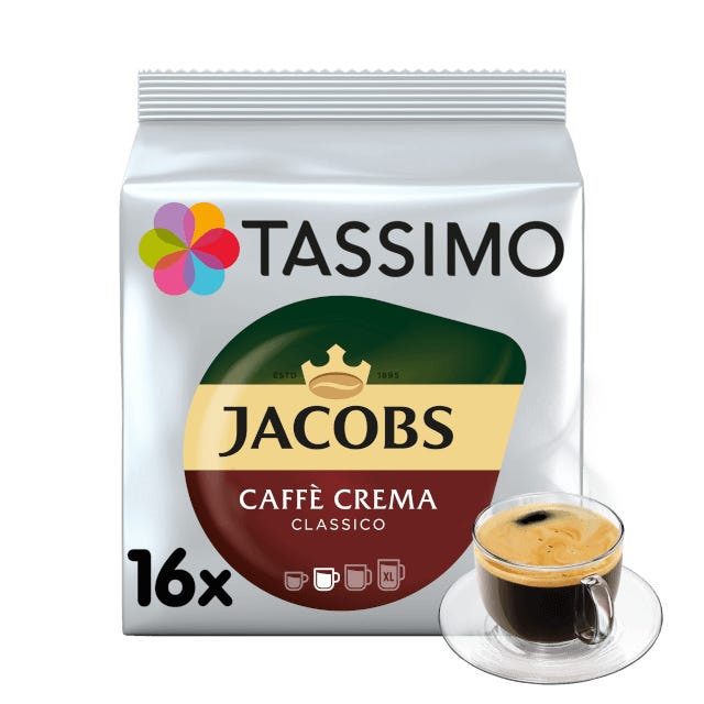 TASSIMO Jacobs Caffé Crema Classico dosettes