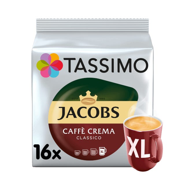 TASSIMO Jacobs Caffè Crema Classico XL pods