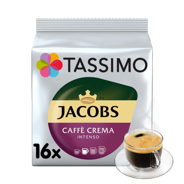 TASSIMO Jacobs Caffé Crema Intenso dosettes