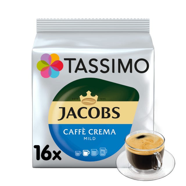 TASSIMO Jacobs Caffè Crema Mild Pods