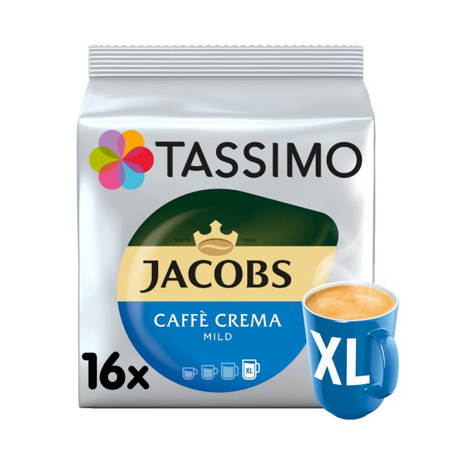TASSIMO Jacobs Caffè Crema Mild XL Pods