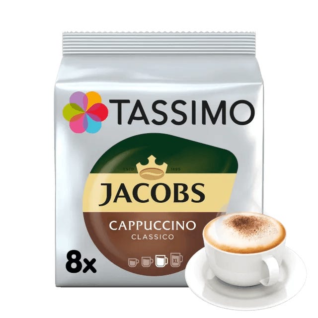 TASSIMO Jacobs Cappuccino Classico Pods