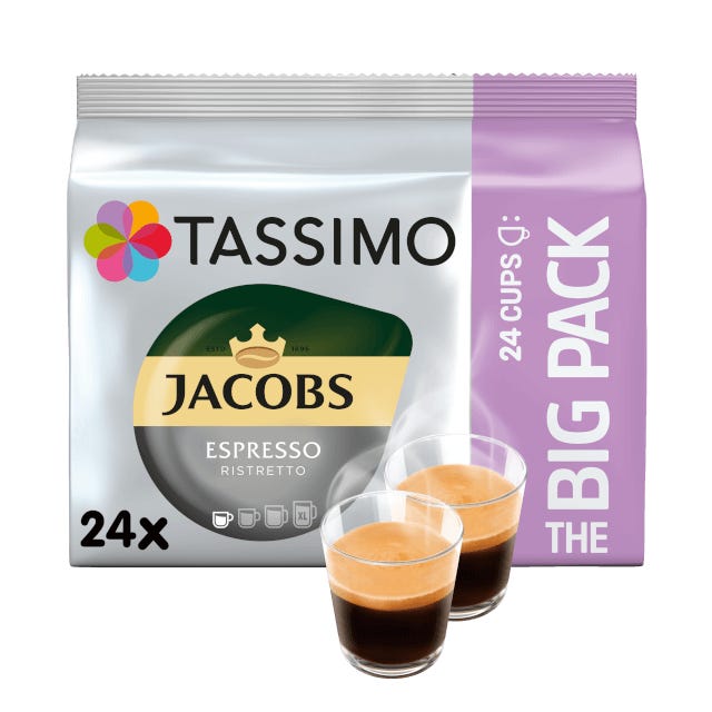 TASSIMO Jacobs Espresso Ristretto The Big Pack pods