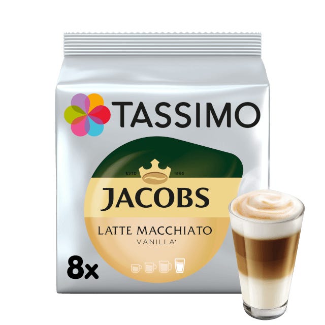 TASSIMO Jacobs Latte Macchiato Vanilla Pods
