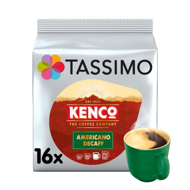 TASSIMO Kenco Decaff Americano Pods
