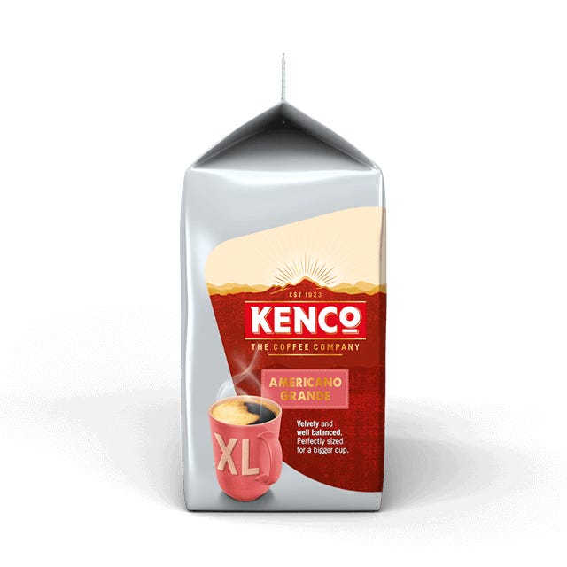 TASSIMO Kenco Americano Grande Pods Side