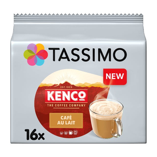 TASSIMO Kenco Café Au Lait, TASSIMO Coffee Shop Selections