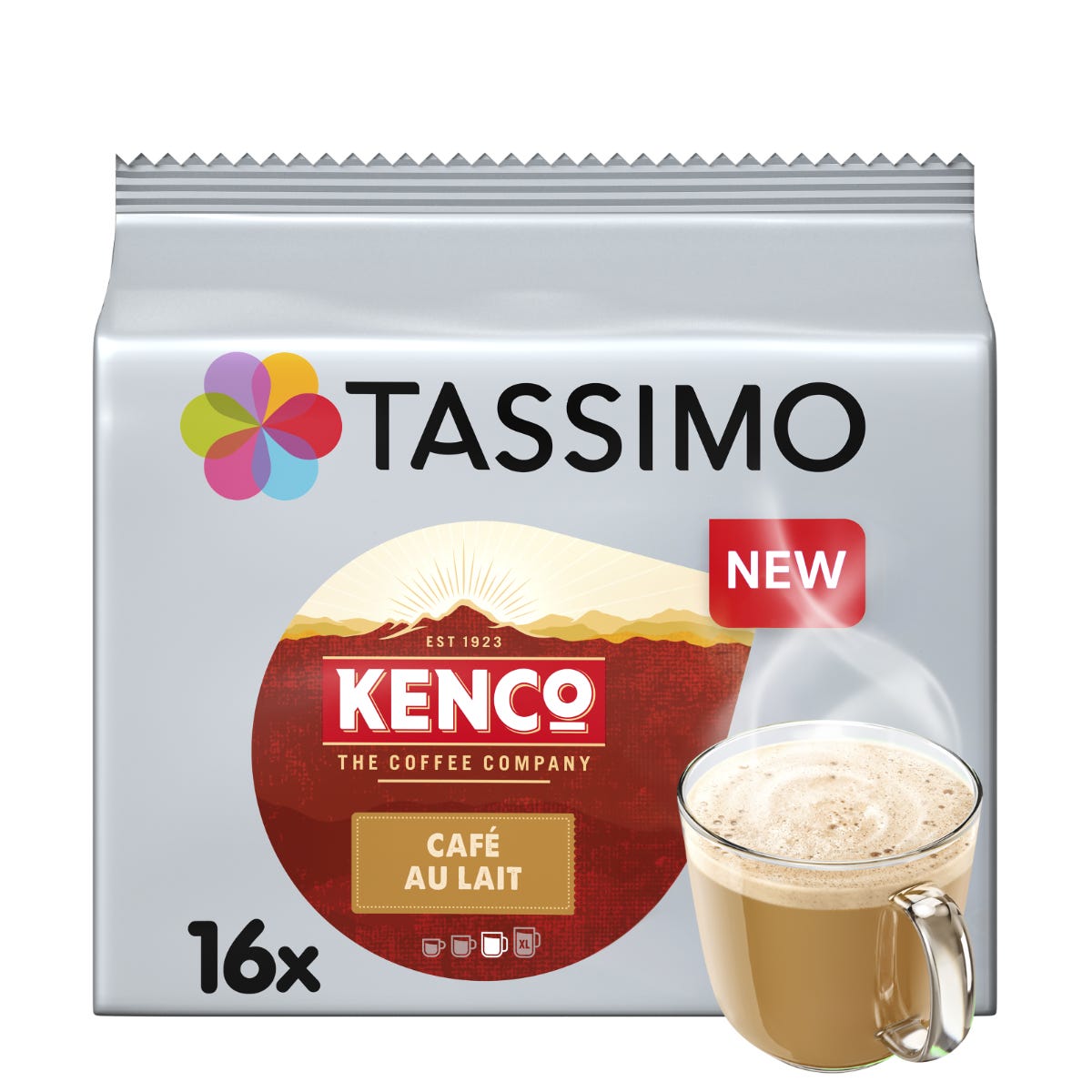 TASSIMO Kenco Cafe Au Lait TASSIMO Coffee Shop Selections