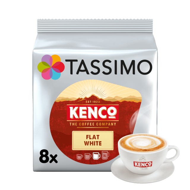 TASSIMO Kenco Flat White pods