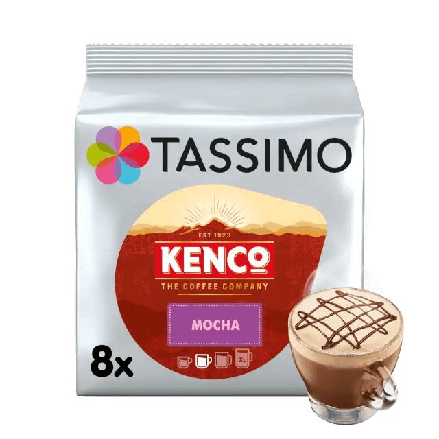 TASSIMO PODS / CAPSULES PACKS: COFFEE, LATTE, HOT CHOCOLATE, CAPPUCCINO,  COSTA