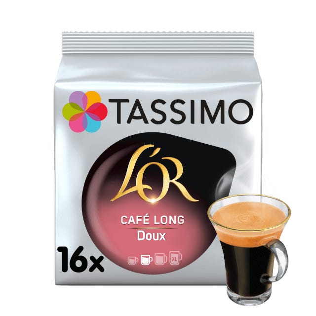 TASSIMO L'Or Café Long Doux Dosettes
