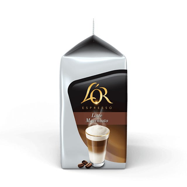 TASSIMO L'Or Café Latte Macchiato 5 paquetes de 8 unidades (Total 40  unidades) + Marcilla Café con Leche 5 paquetes de 16 cápsulas: Total 80  unidades : : Alimentación y bebidas