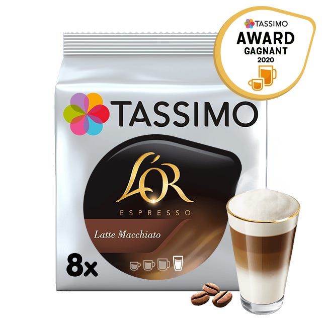 Capsule L'OR Latte Macchiato, Dosette T-Disc TASSIMO