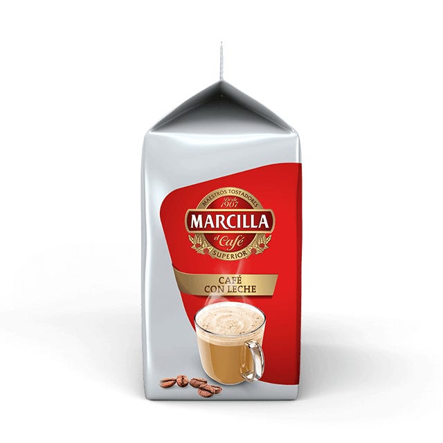 Tassimo Marcilla Café con Leche 16 Cápsulas - Comprar Cápsulas