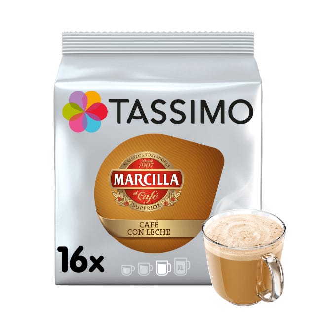 Hacendado Cafe capsula cafe con leche (compatible cafetera dolce