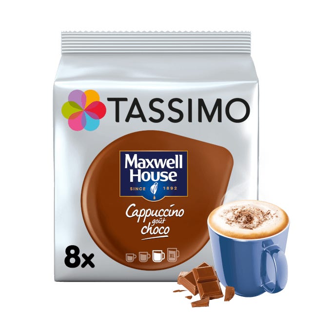 TASSIMO Maxwell House Cappuccino Choco capsulas