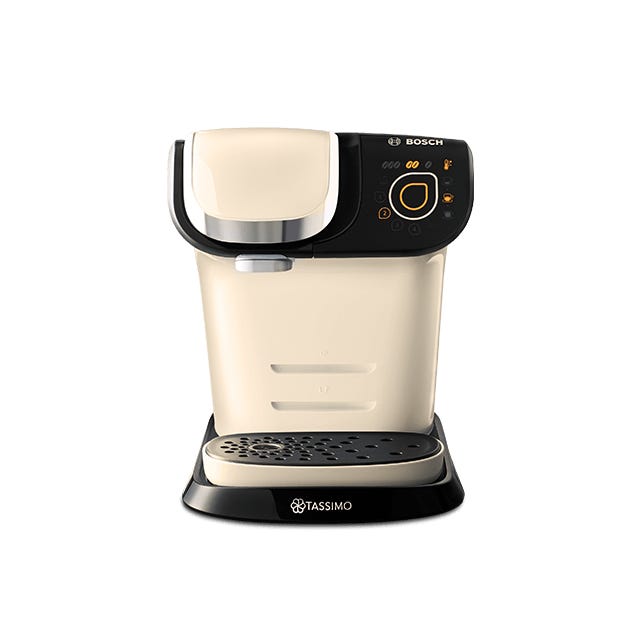 Bosch Haushalt TASSIMO MY WAY 2 TAS6507 Machine à capsules beige, noir  détartrant, One Touch, bloc de cuisson amovible