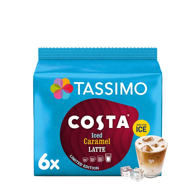 TASSIMO Costa Iced Caramel Latte pods
