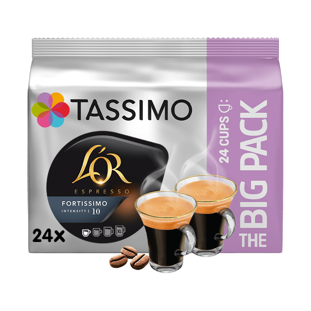 vaquero No puedo cepillo L'OR Espresso Fortissimo | 24 cápsulas | TASSIMO | 7,16 €