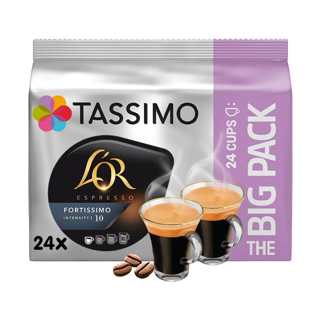 TASSIMO L'OR Espresso Fortissimo capsulas