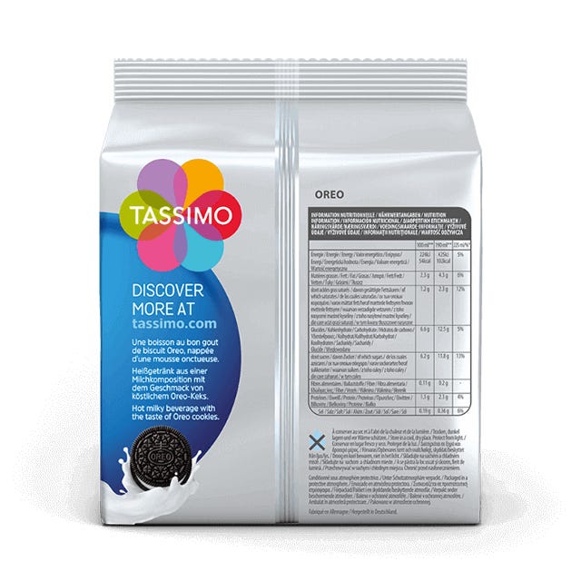 TASSIMO TASSIMO Oreo Hot Chocolate pods Hot Chocolate for 8 cups