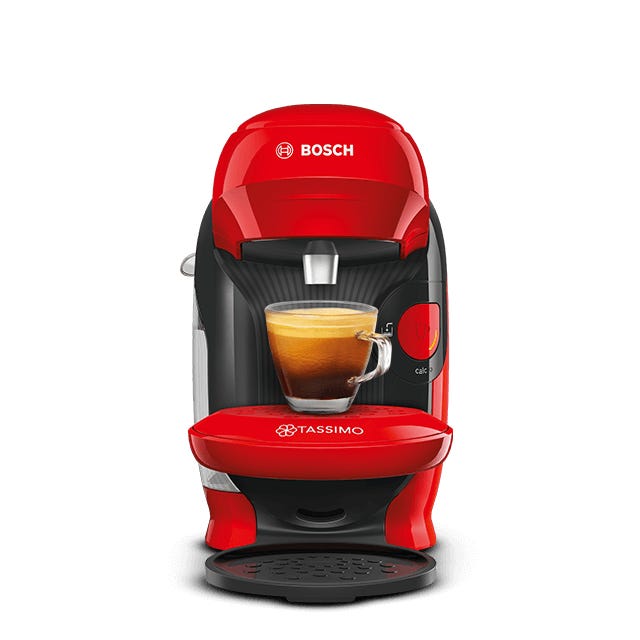 Style rot - Kaffeemaschine
