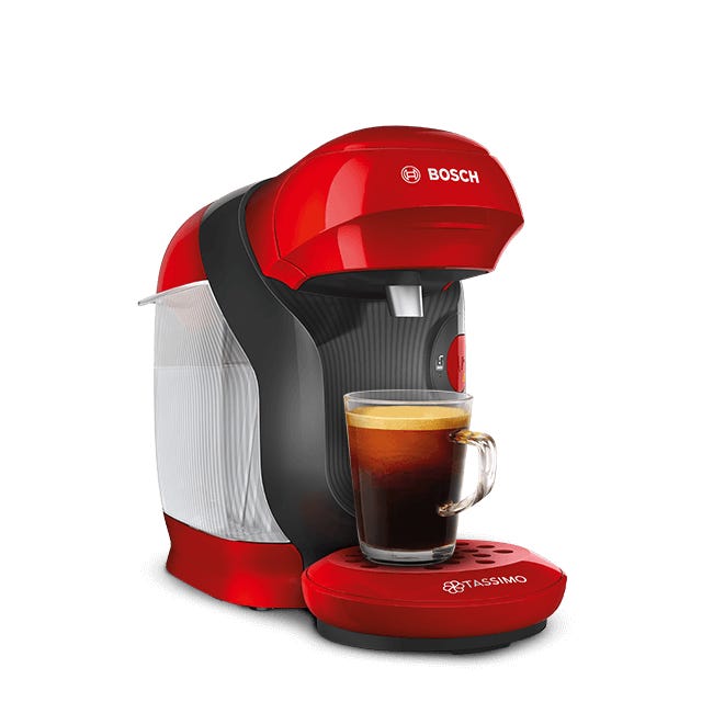 Style rot - Kaffeemaschine