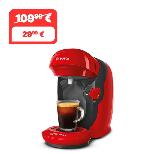 Style rot - Kaffeemaschine