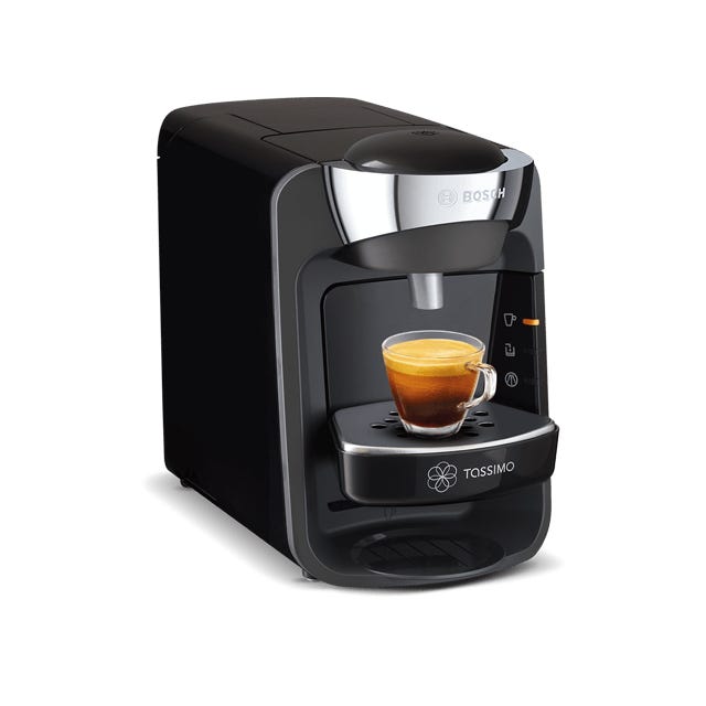 TASSIMO Suny Mystical Black Coffee Machine Bosch TASSIMO pod