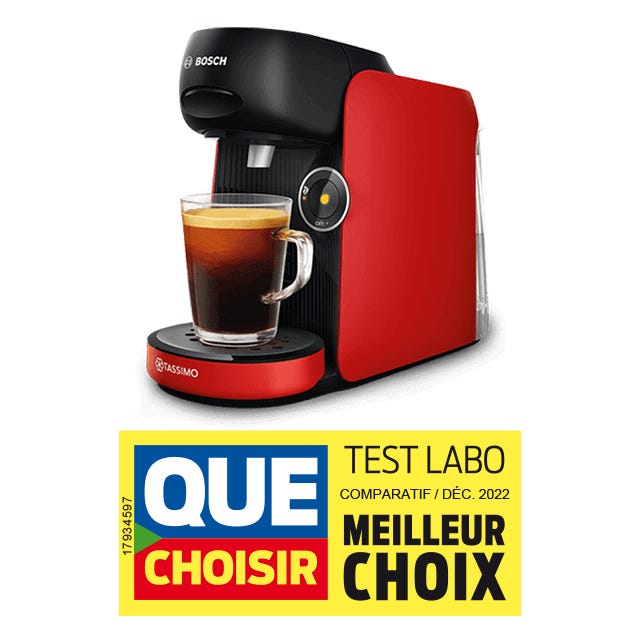 TASSIMO FINESSE Rouge radieux – Machine à café 