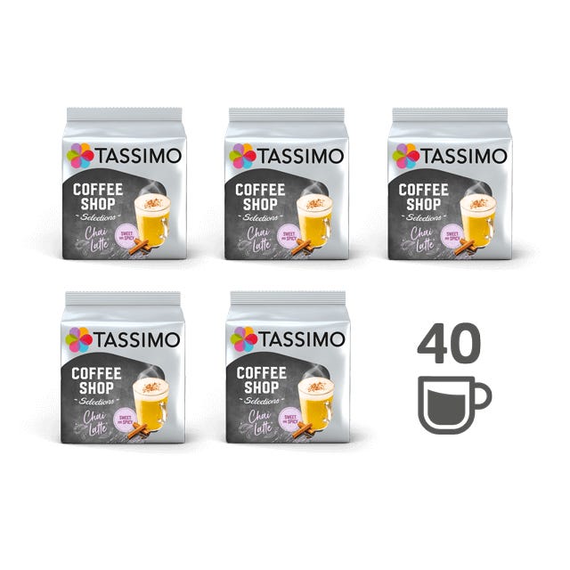 TASSIMO Chai Latte - 5 Packs 