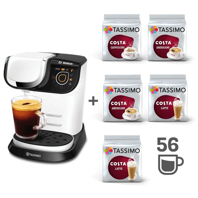 My Way White Coffee Starter Bundle TASSIMO