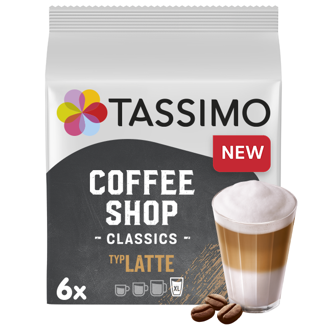 Tassimo Coffee Shop Selections Latte 2.77