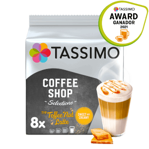 Tassimo toffee nut lattee winner