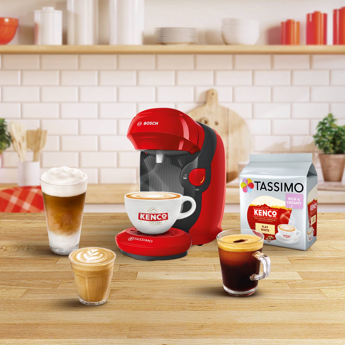 Machine a café multi-boissons compacte tassimo style - bosch