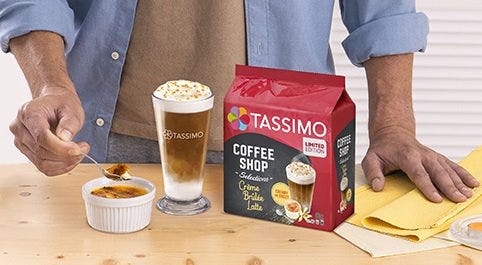 Creamy Cookie Drinks : tassimo pods